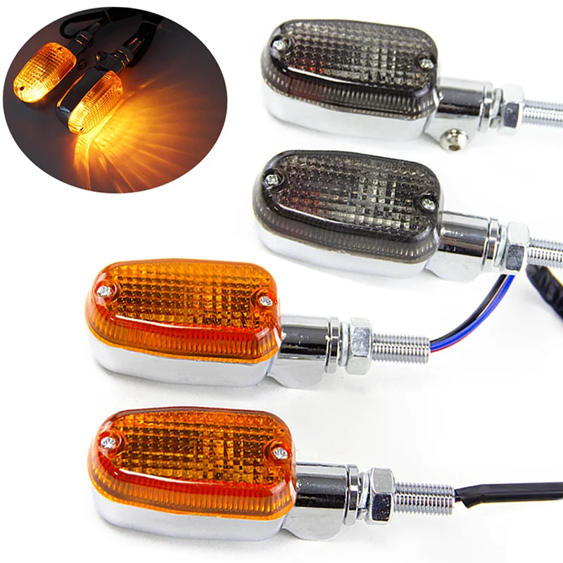Motorcycle Turn Signal Lights Directional Indicator For Harley Luces Cafe Racer Motor Bulb/Led Touring Signals Lamp Accessories