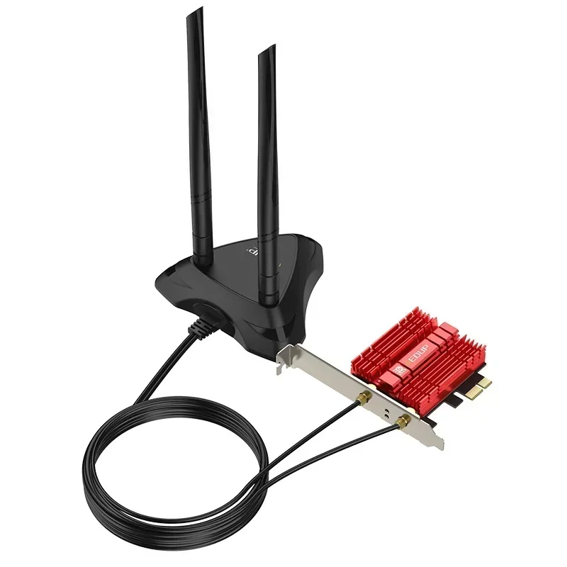 

2400M WiFi Card for Bluetooth5.2 PCI Express Wlan, Dual Band PCIe Wireless Wifi Network Adapter 2.4G/5G/6Ghz, Wi-Fi 6E