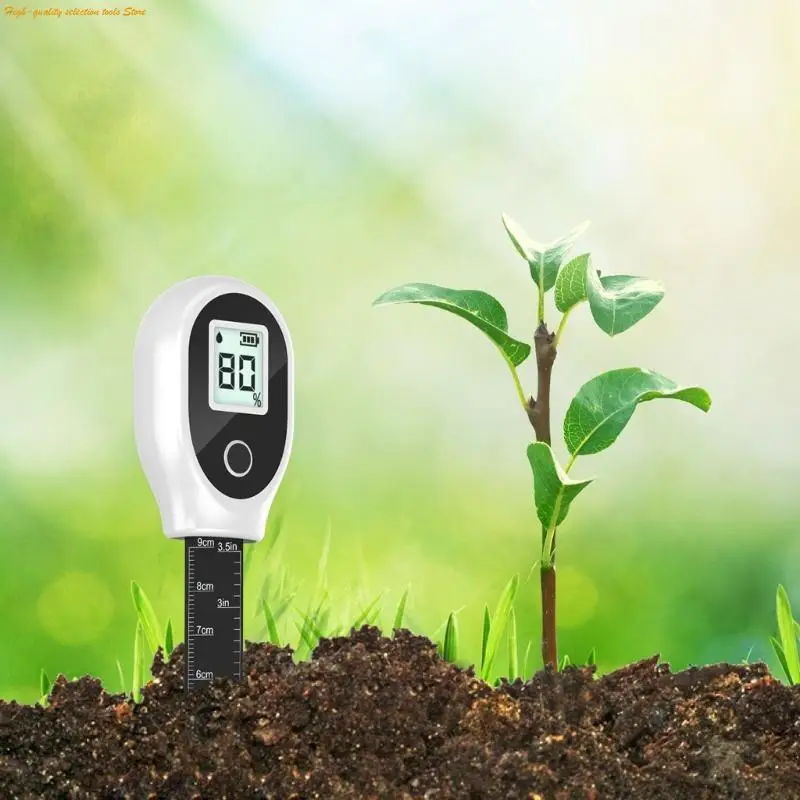 203F Digital Soil Moisture Meter Hygrometer with LCD Display Soil Testing Device for Indoor Outdoor Plant Gardening Farm