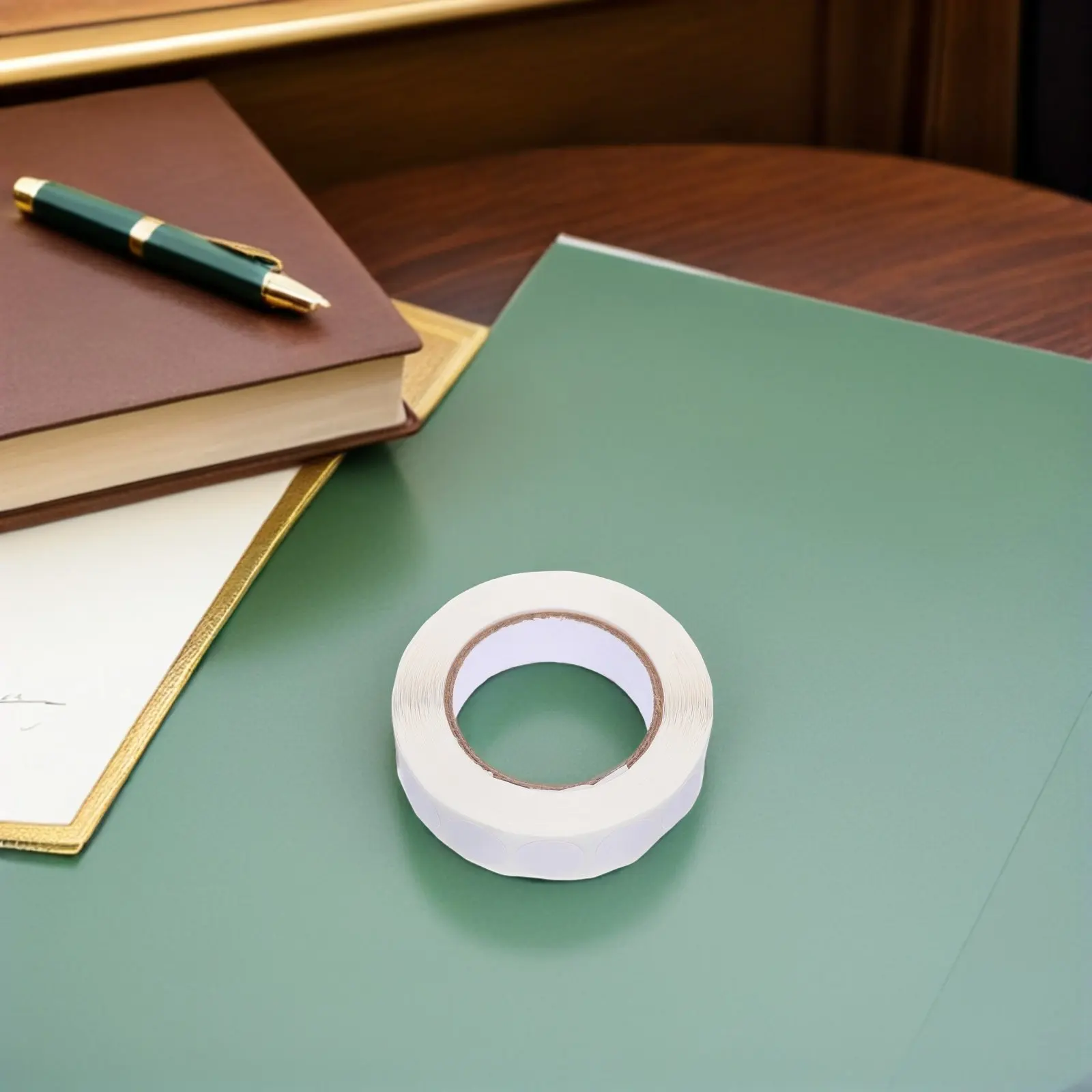 

1000Pcs Blank White Circular Labels 13Mm Diameter Self-Adhesive Removable Dot Stickers for Coding Marking Inventory Home Office