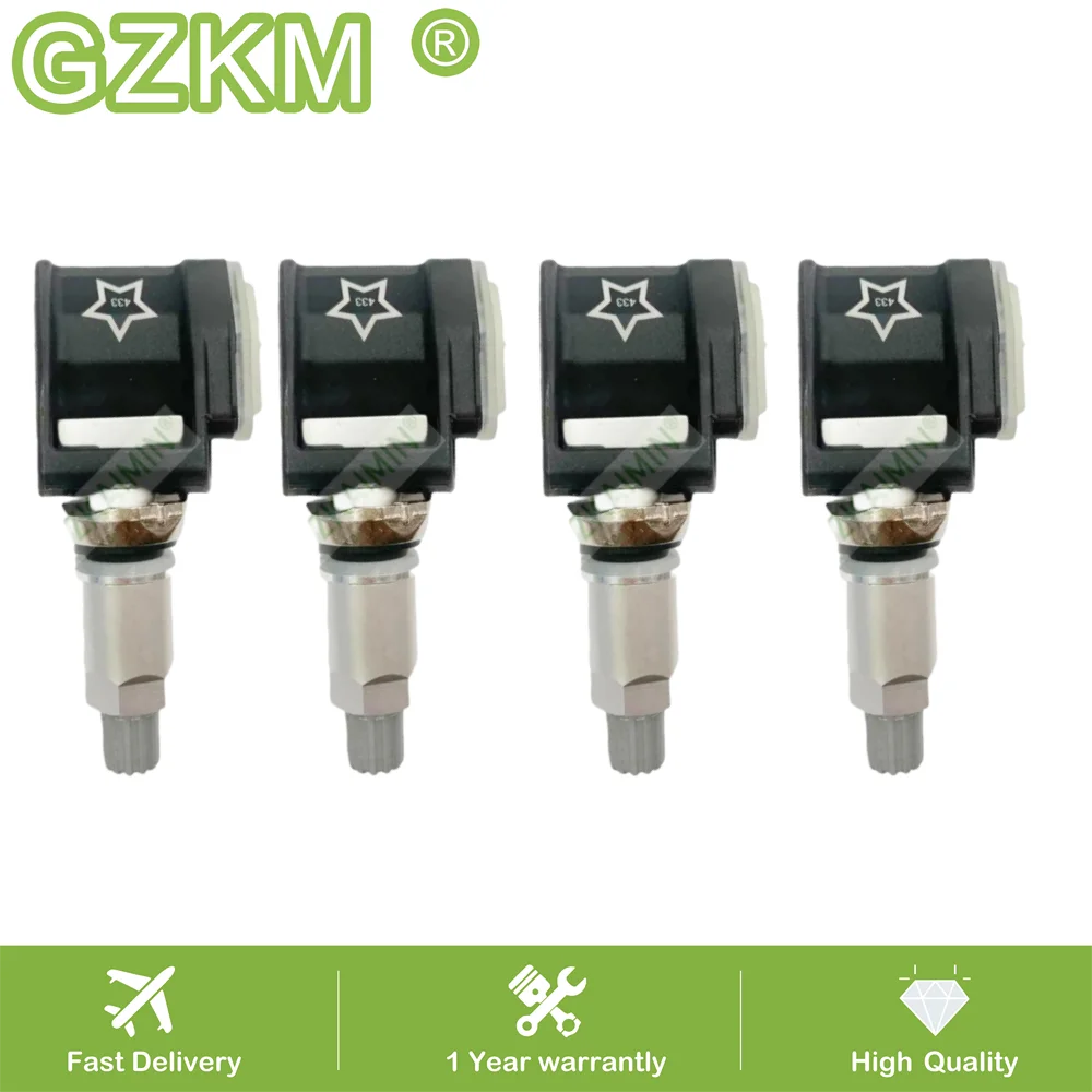 4 PCS TPMS Tire Pressure Sensor A0009052102 For Mercedes-Benz MHz E-Class w213 CLS