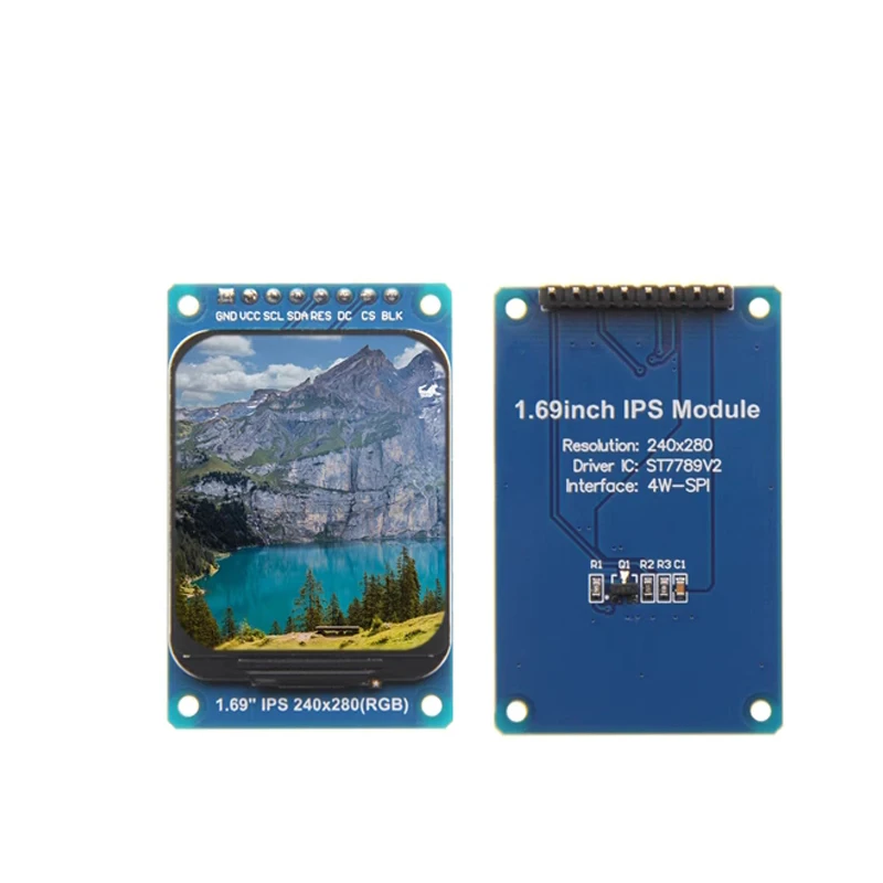 

1.69-inch ips full-view TFT display, LCD screen, color screen module, SPI serial port, high-definition 240X280