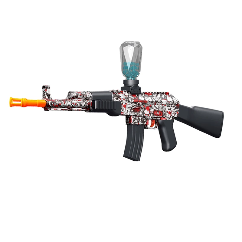 전동 볼 블래스터 장난감 총 AK 권총 슈팅 스포츠 게임 야외 고속 충전식 야외 게임 파티 성인용 선물