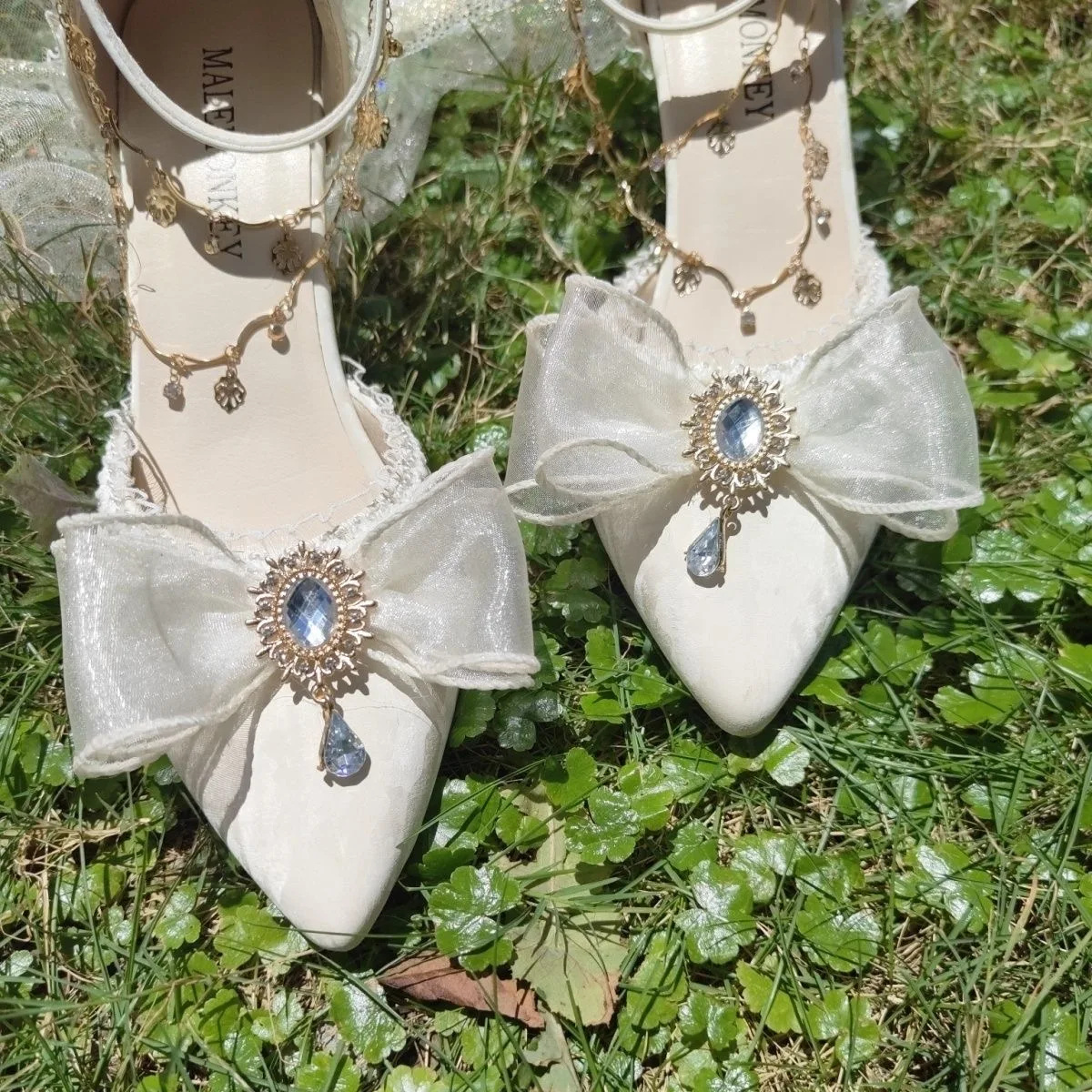 eleganckie buty dla kobiet tanie buty w płynie buty ślubne dla kobiet oryginalne buty białe buty lolita łuk y2k buty