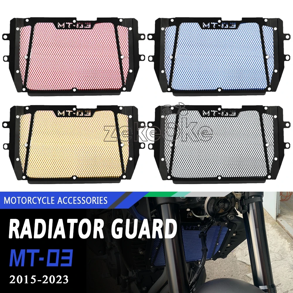 2026 acessórios da motocicleta protetor de radiador grade capa para yamaha MT-03 mt03 mt 03 fz03 2015 2021 2022 2023 2024 2025