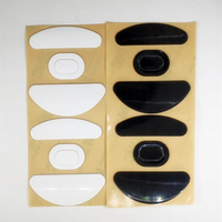 2 Sets/pack PTFE Mouse Skates For SteelSeries Aerox 5 Aerox 9 White Black Smooth Mice Feet Glides