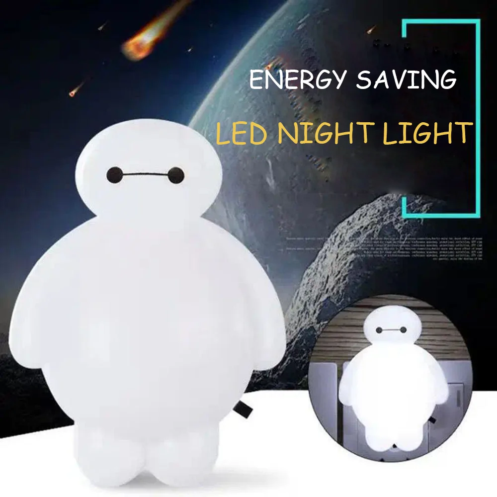 Romantic Creative Night Light Plug-in US Plug Energy Saving Cute Mini Kids Bedroom Birthday Gift Festive Warm Bedside Lamp