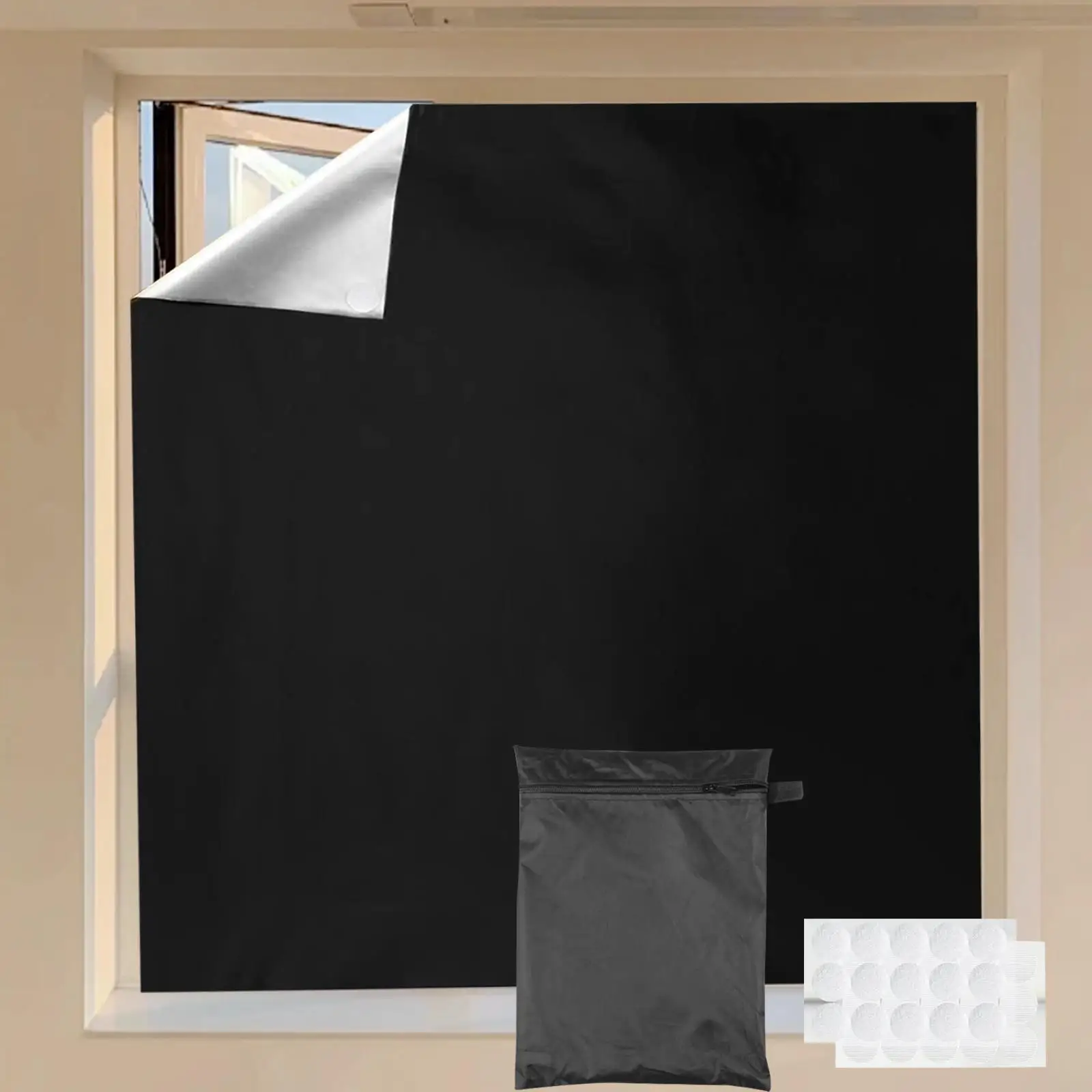 

Portable Blackout Curtain Bedroom RV Black Out Blinds Blackout Window Cover