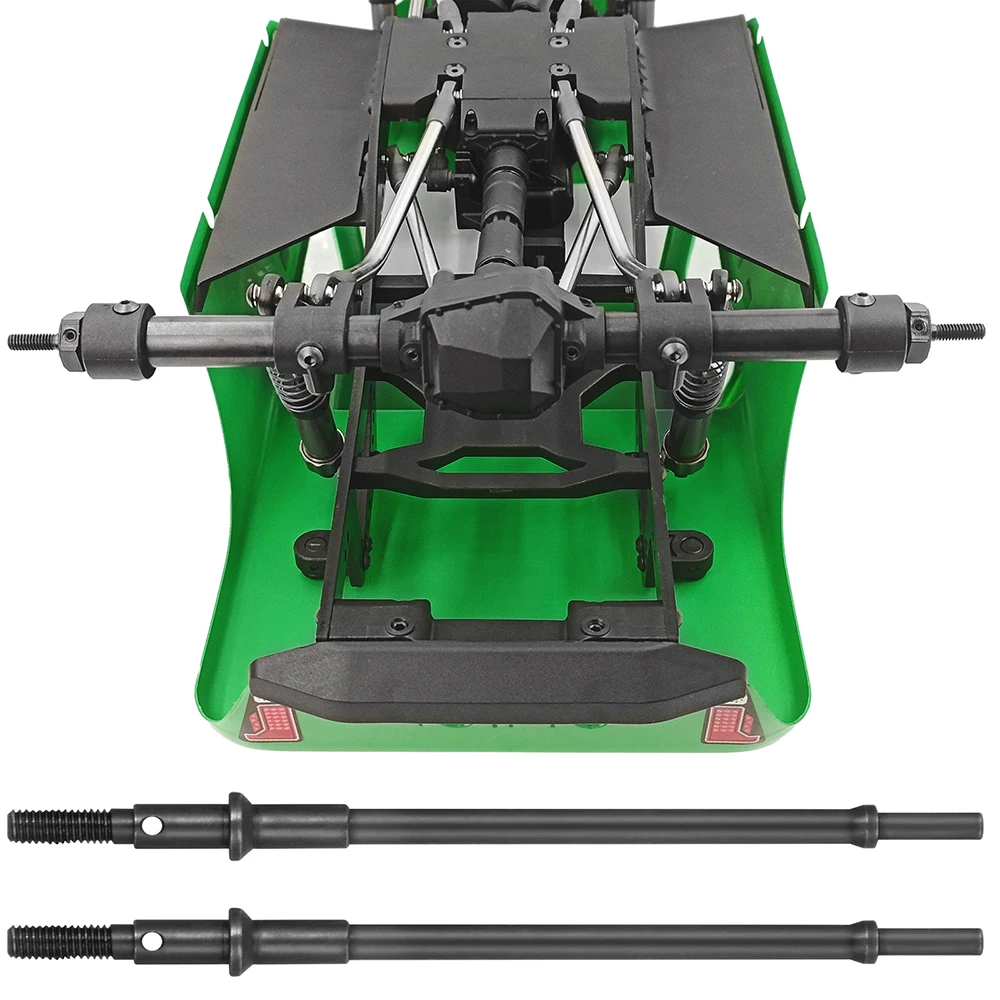 YEAHRUN 2 szt. Metalowy stalowy przedni i tylna oś wał napędowy CVD do 1/10 osiowego SCX10 PRO AXI03028 gąsienica RC części do ulepszenia samochodów