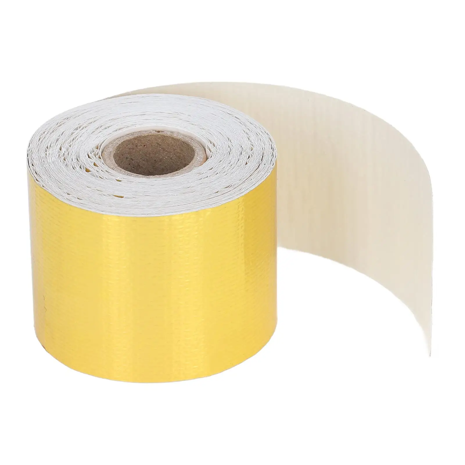 Heat Reflective  Tape Strong Adhesion 2in x 32.8ft Adjustable for hose Protection Insulation Wrap