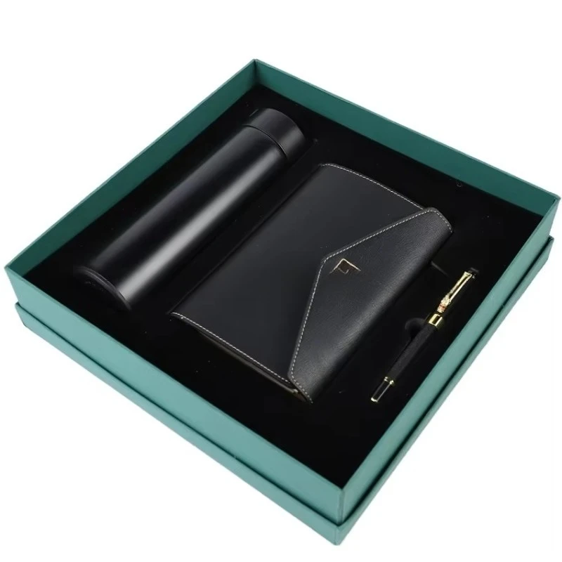 

Corporate Gift Set Deluxe Vacuum Cup Notebook Executive Set Business Promotional Gift Set with Box