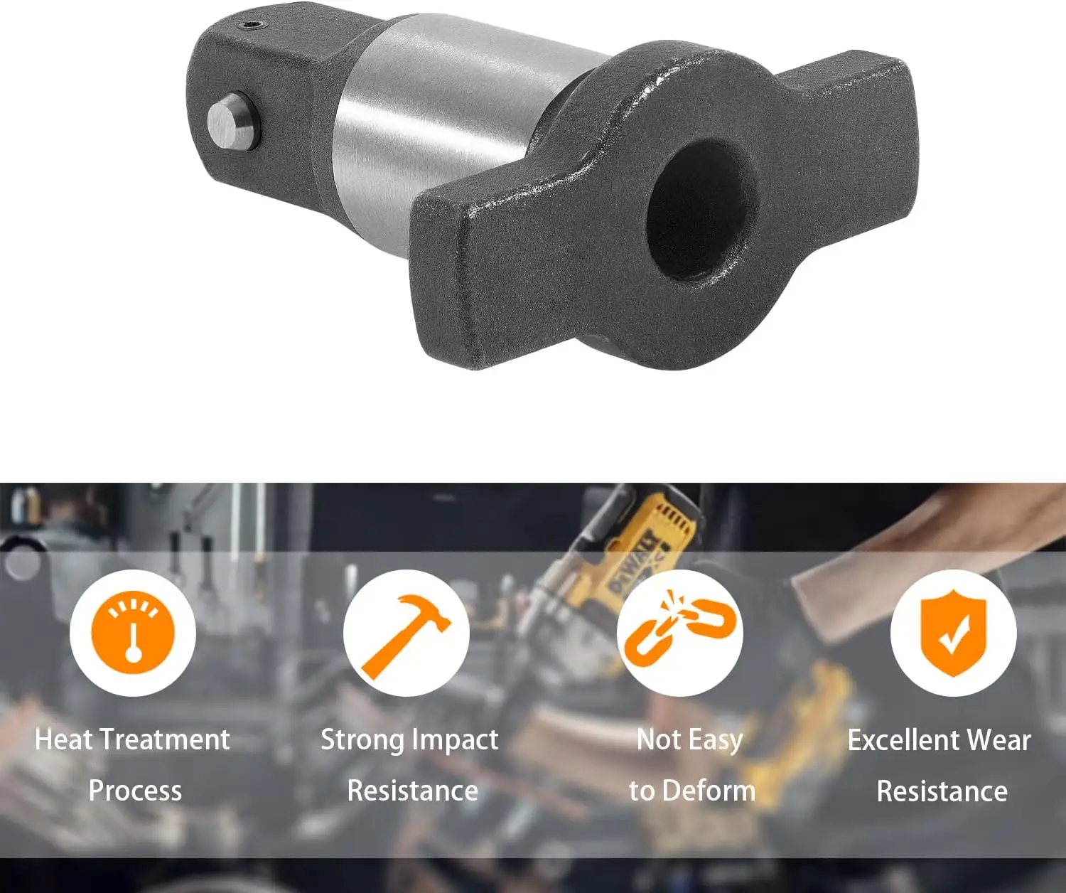 19mm N415874 Spring Loaded Iron Anvil Impact Block for DEWALT DCF899 Electric Impact Wrench Power Tool Accessories - view 2