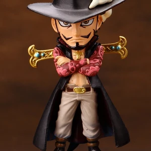 Ein Stück Anime Oka Shichibukai -Figur, Donquixote, Doflamingo, Marshall D Teach, Dracule Mihawk, Bartholemew -Modell, gegenwärtiges Spielzeug, 8pcs 8 Hauptverkäufe Doflamingo Puppe - №7