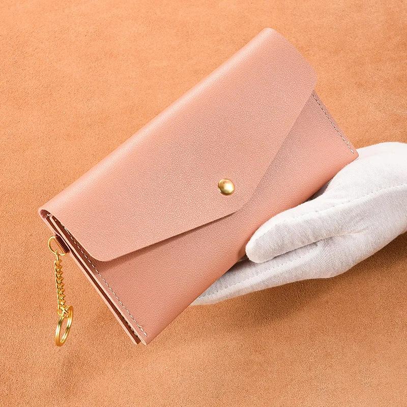 Fashion Hasp Wallets for Women Long Envelope Purses Handbags PU Leather Cards Holder Phone Clutch Bag Billfold Ladies Coin Purse