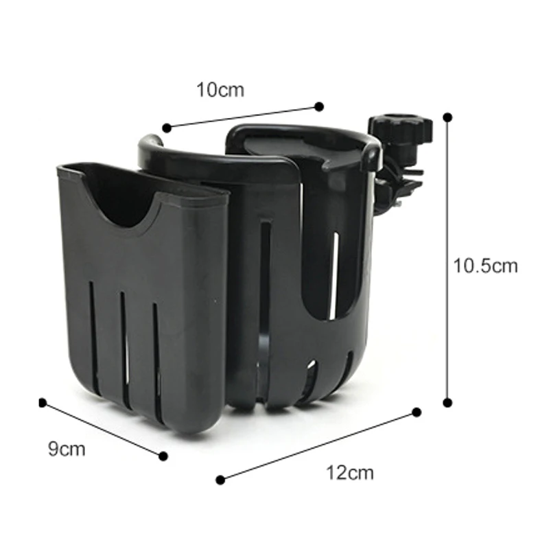 1Pc 2-in-1 Universal Stroller Holder - Infant Bottle & Cup/Phone Holder, DIY Accessory