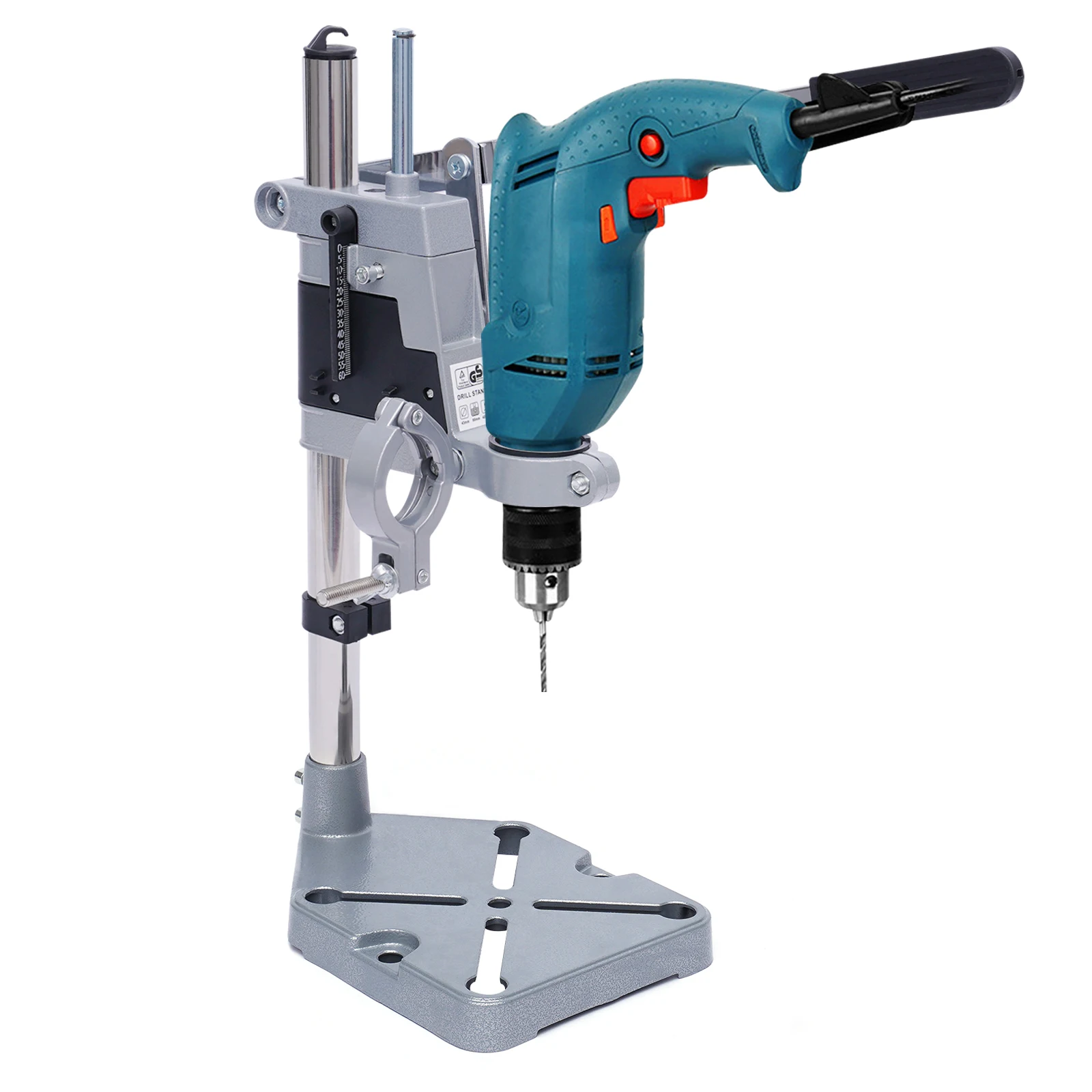 Adjustable Bench Clamp Drill Press Stand Workbench Repair Tool For Hand Drilling