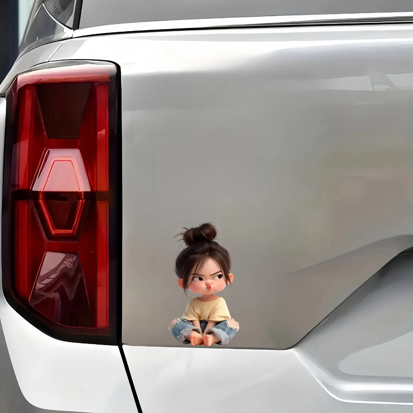

Car Body Sticker Waterproof Cute Girl Pattern Car Body Decal Decoration For Skateboard Vehicle Refrigerator Thermal Cup Women