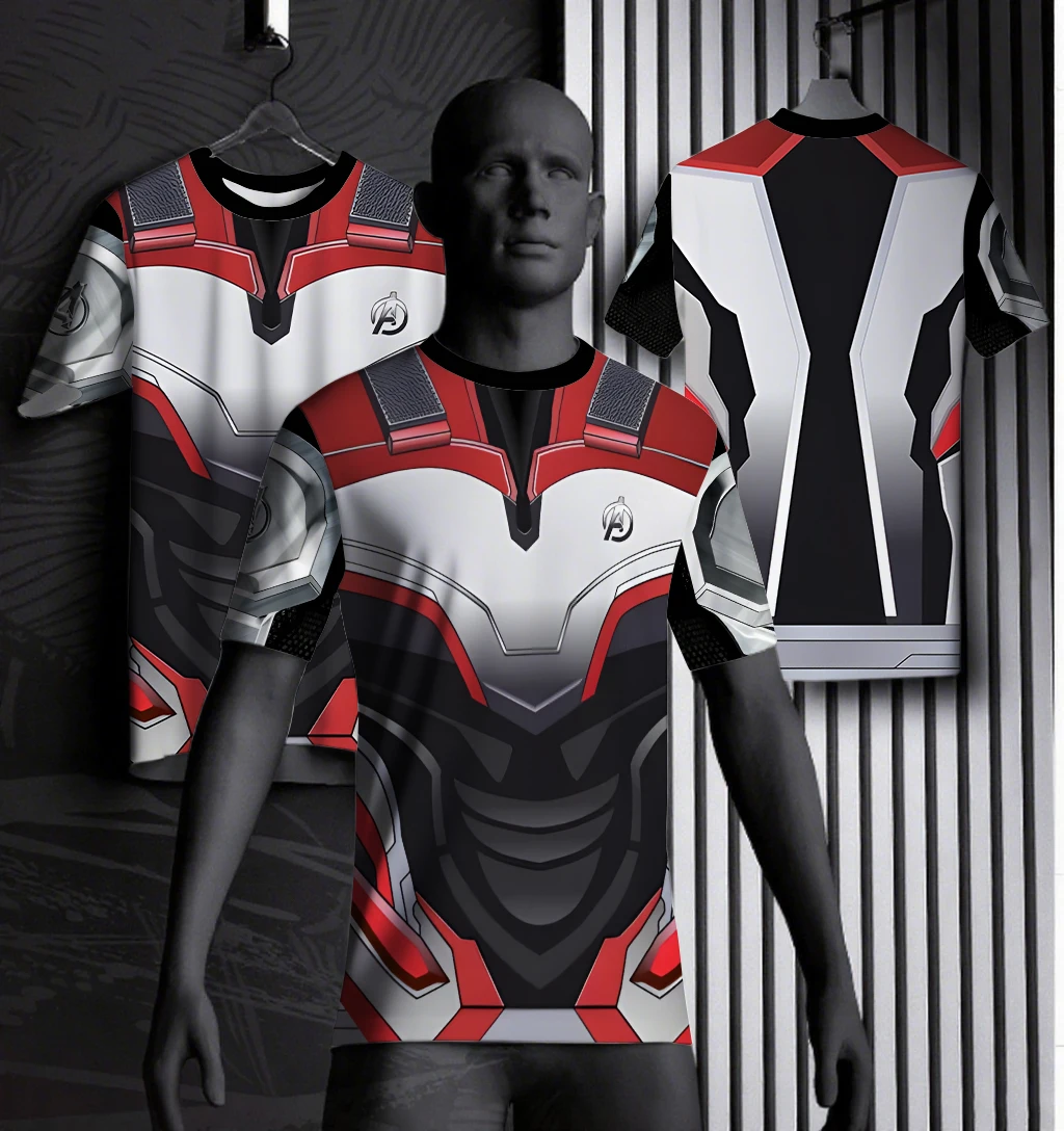

Marvel Avengers Series Quantum Suit Tees Mech Style Classic Suit Elements Christmas Halloween Role Playing Casual Daily Sports