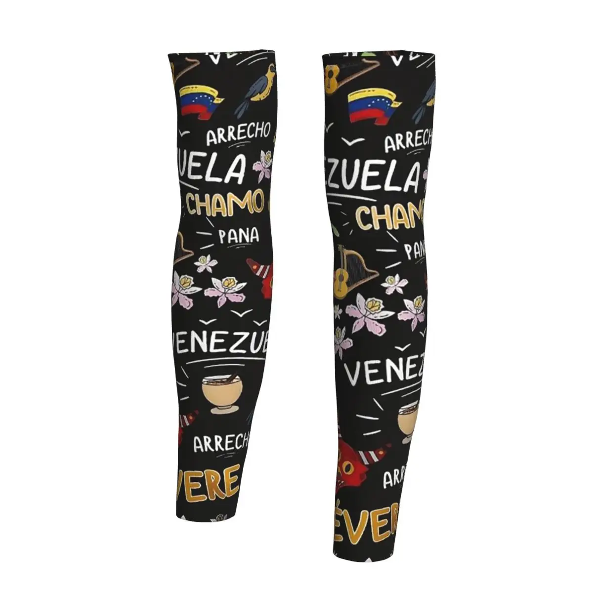 アレパス ベネズエラ アームスリーブ メンズ レディース 日焼け止め UVカット タトゥーカバー スポーツ冷却 サイクリング