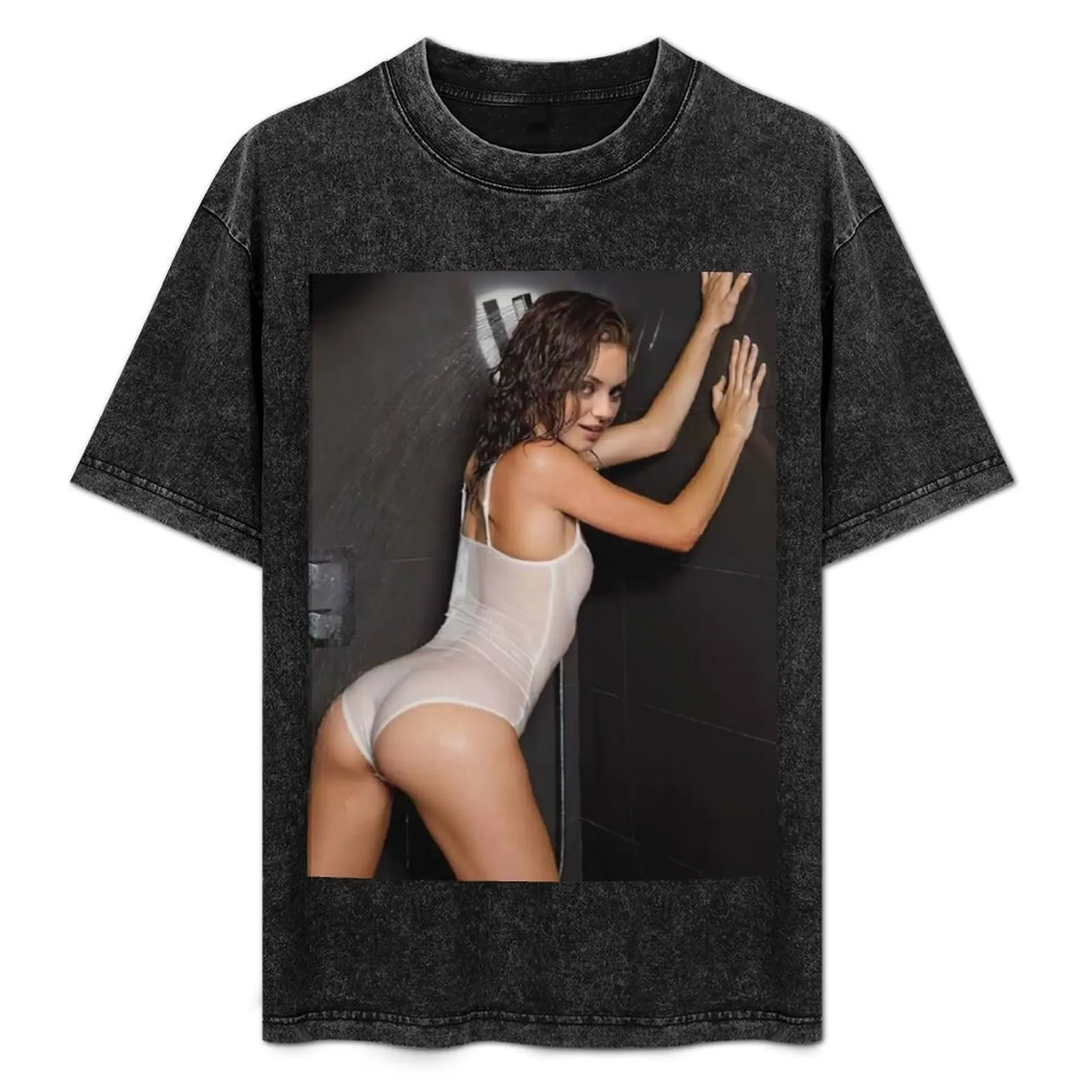 

mila kunis shower T-Shirt anime figures animal prinfor boys summer clothes t shirt for men