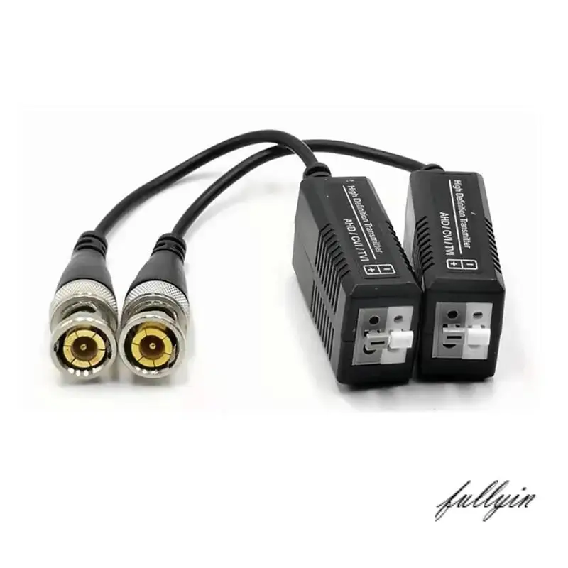 

ПОЛНАЯ-5 пар балун BNC-папа к UTP сетевой камере для HD TVI AHD Cvl камера видеонаблюдения видео балун BNC к CAT5 CAT6 утиное видео