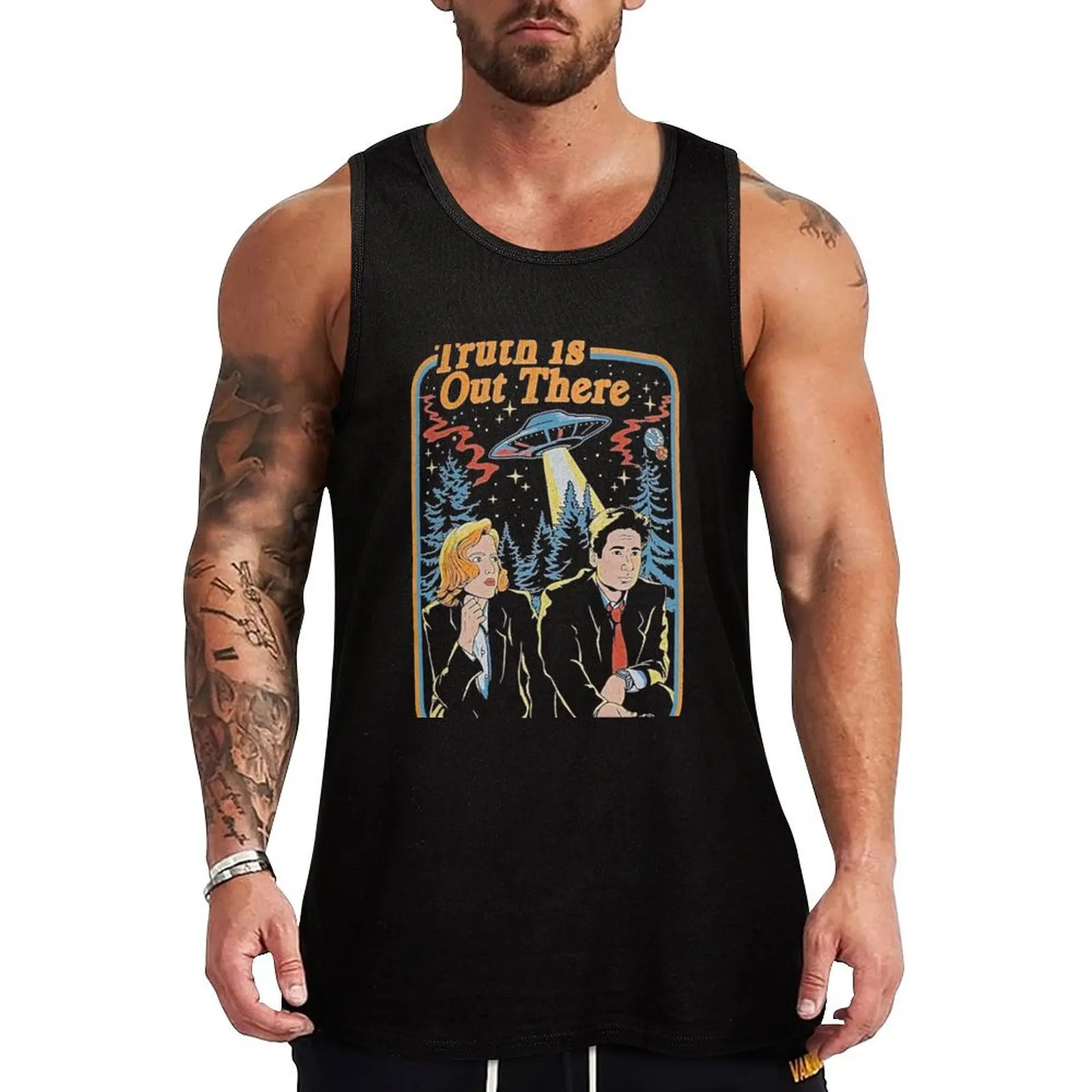 

The truth is out there - X Files funny, The truth is out there - X Files is hilarious Tank Top sleeveless vest men