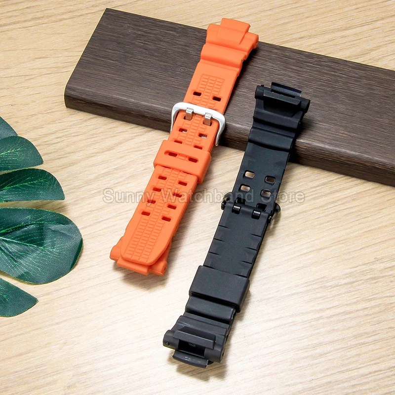 Correa de reloj de silicona Flexible para Casio G-SHOCK Air Collection GW-3500 G-1250/2000 negro naranja superficie de limpieza rápida tamaño especial