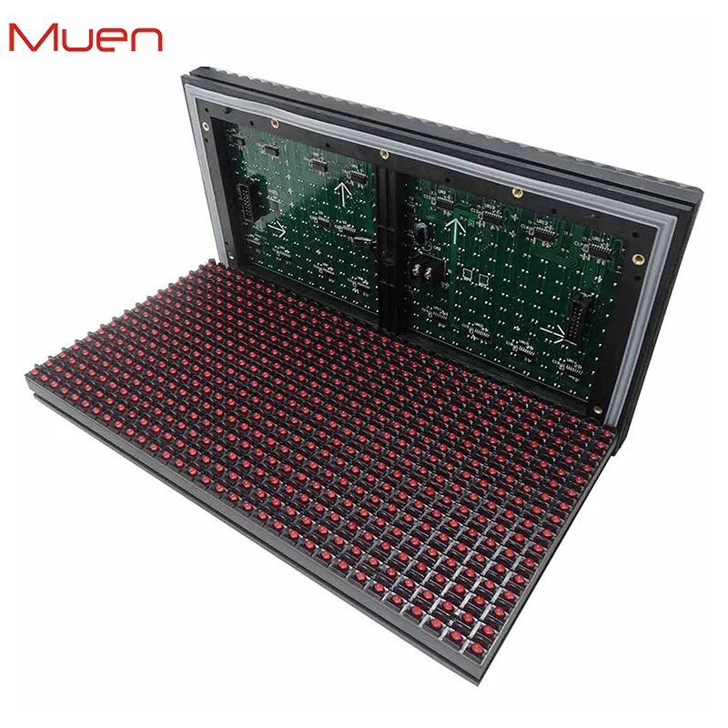 

Led Module Single color Red White Bule Yellow Green High Brightness P10 Outdoor 10mm DIP led screen display