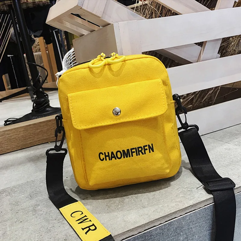 Bolso de hombro con estampado para mujer, cartera bonita multifunción para teléfono móvil, monedero pequeño de lona, bolso cruzado, nuevo estilo,