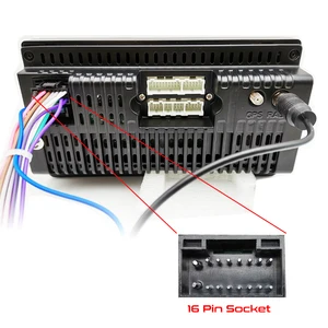 Autowimmernadapter für Auto, Android, 16 Stifte, Antennenstecker und Kabelkabel für Nissan Qashqai J10 Vers Sentra X-Trail 10 Hauptverkäufe Nissan Versa - №4