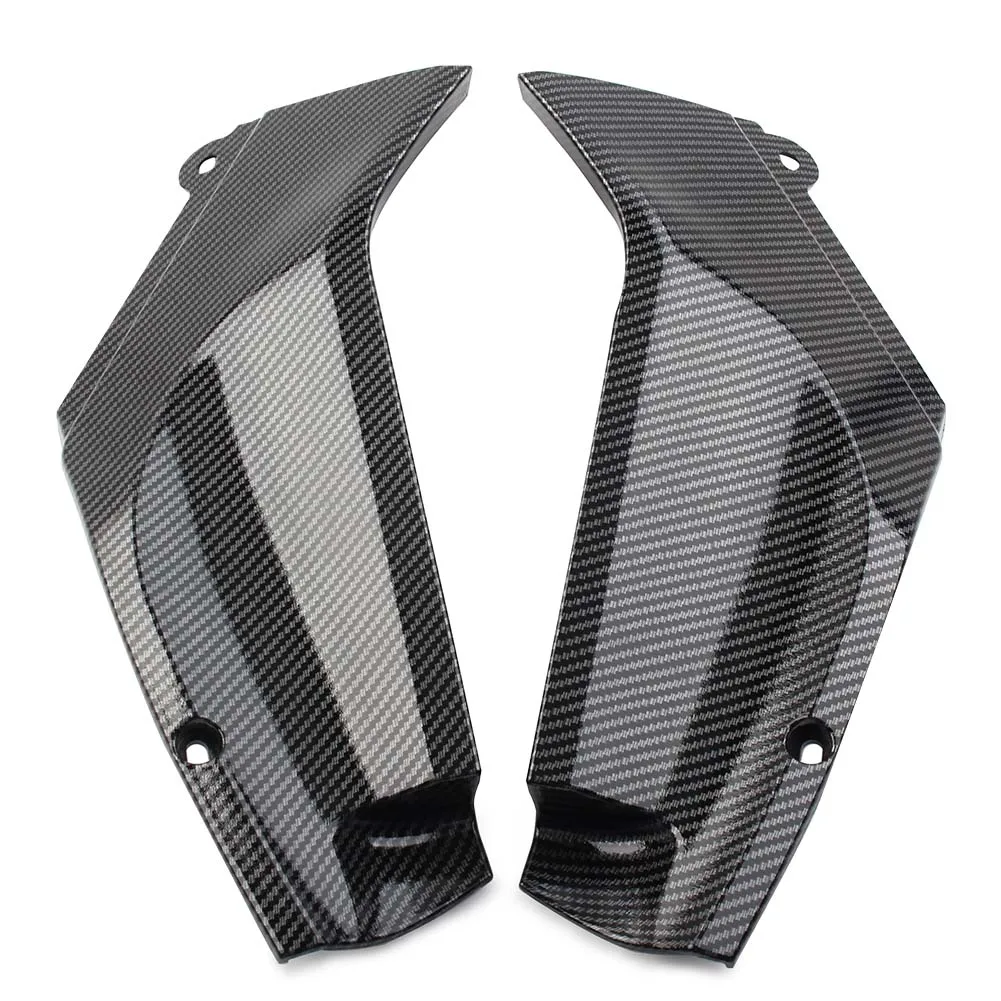 Image of 1 paar Für Yamaha YZF R1 1998 1999 2000 2001 Motorrad Seite Luftkanal Abdeckung Verkleidung Einsatz Abdeckung Carbon Faser