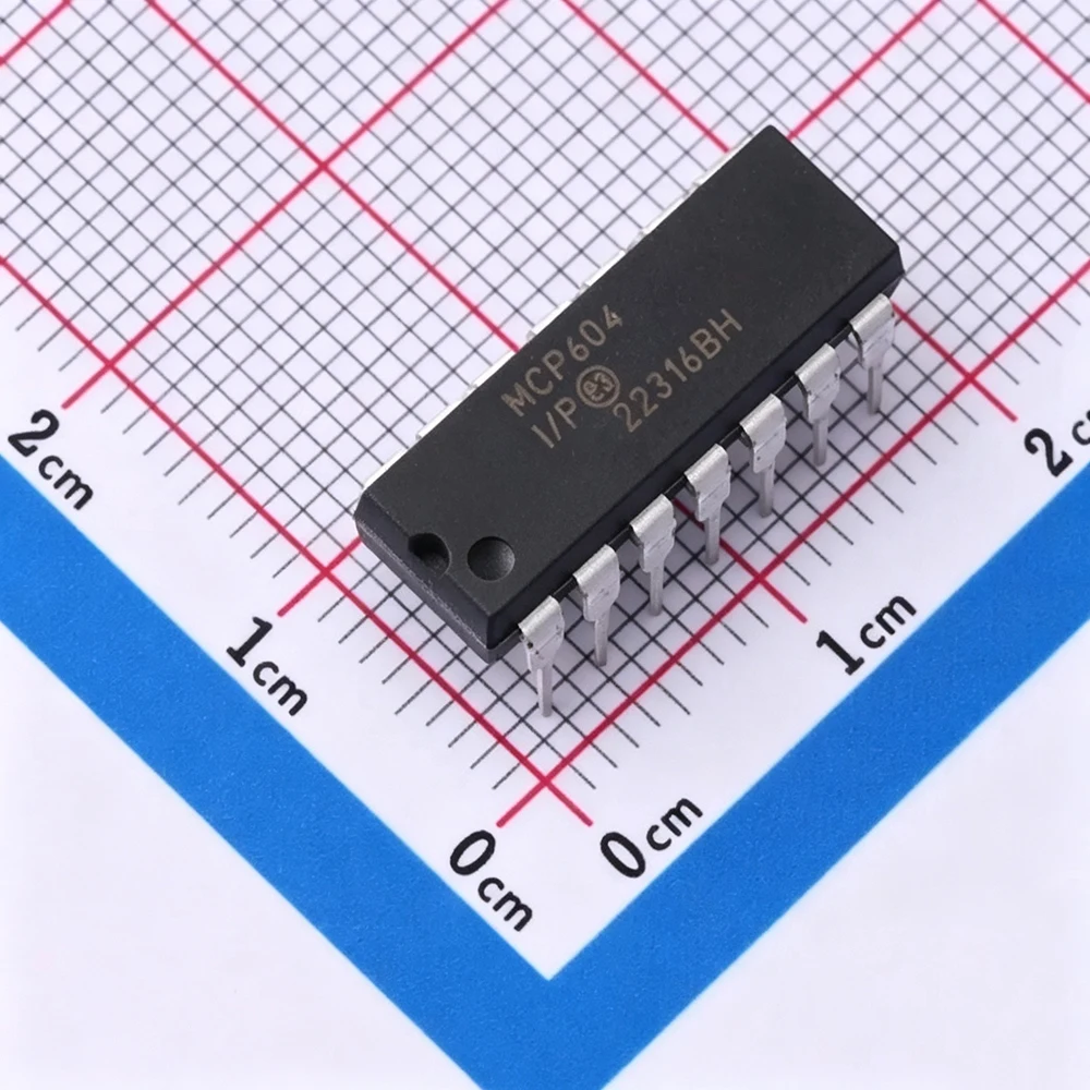 10pcs/lot MCP604-I/P MCP604-IP MCP604-I MCP604 DIP-14 In Stock