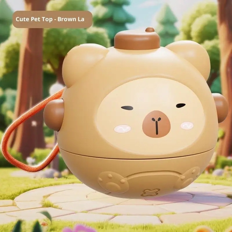 

Cartoon Animal Pet Pet Top Gyro Multicolor Hand Eye Coordinated Toy Plastic Parent- Interaction Pressing Toy Game