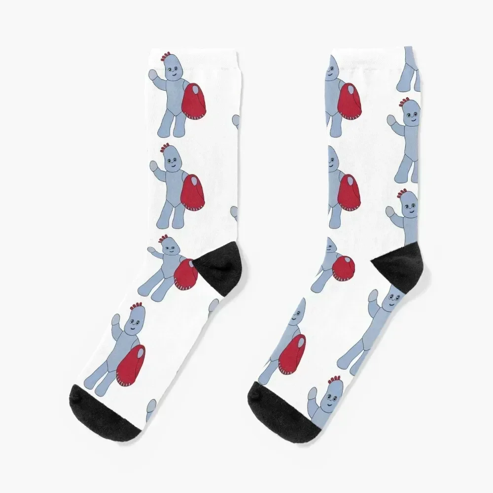 Iggle Piggle Socks football warm winter Hiking boots halloween Luxury Woman Socks Men's