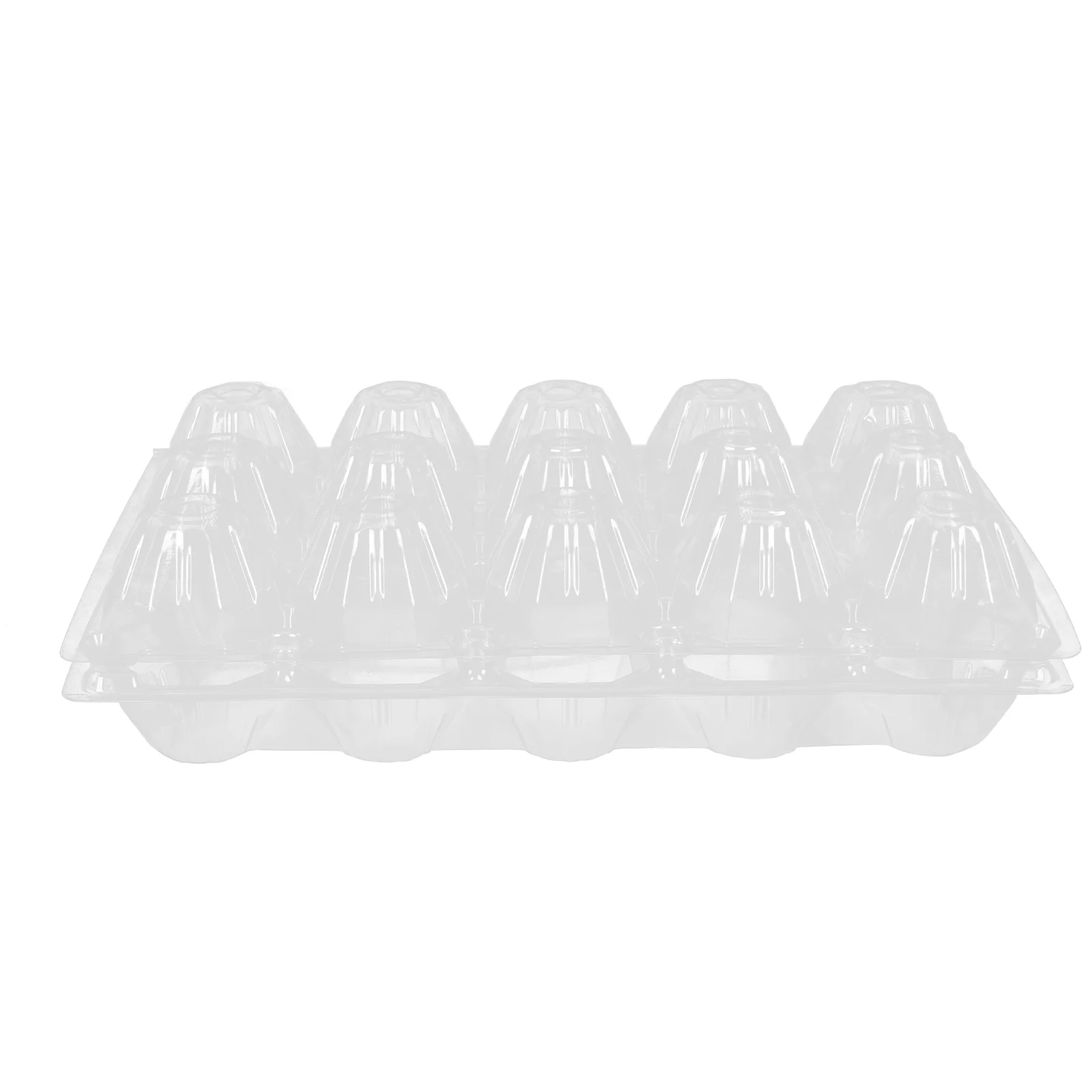 

10 Pcs Egg Holder for Fridge Transparent Tray Eggs Portable Storage Cartons The Pet Home Cases