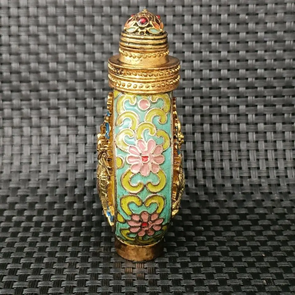 Retro auspicious clouds kylin Snuff Bottle mini bottle ﻿