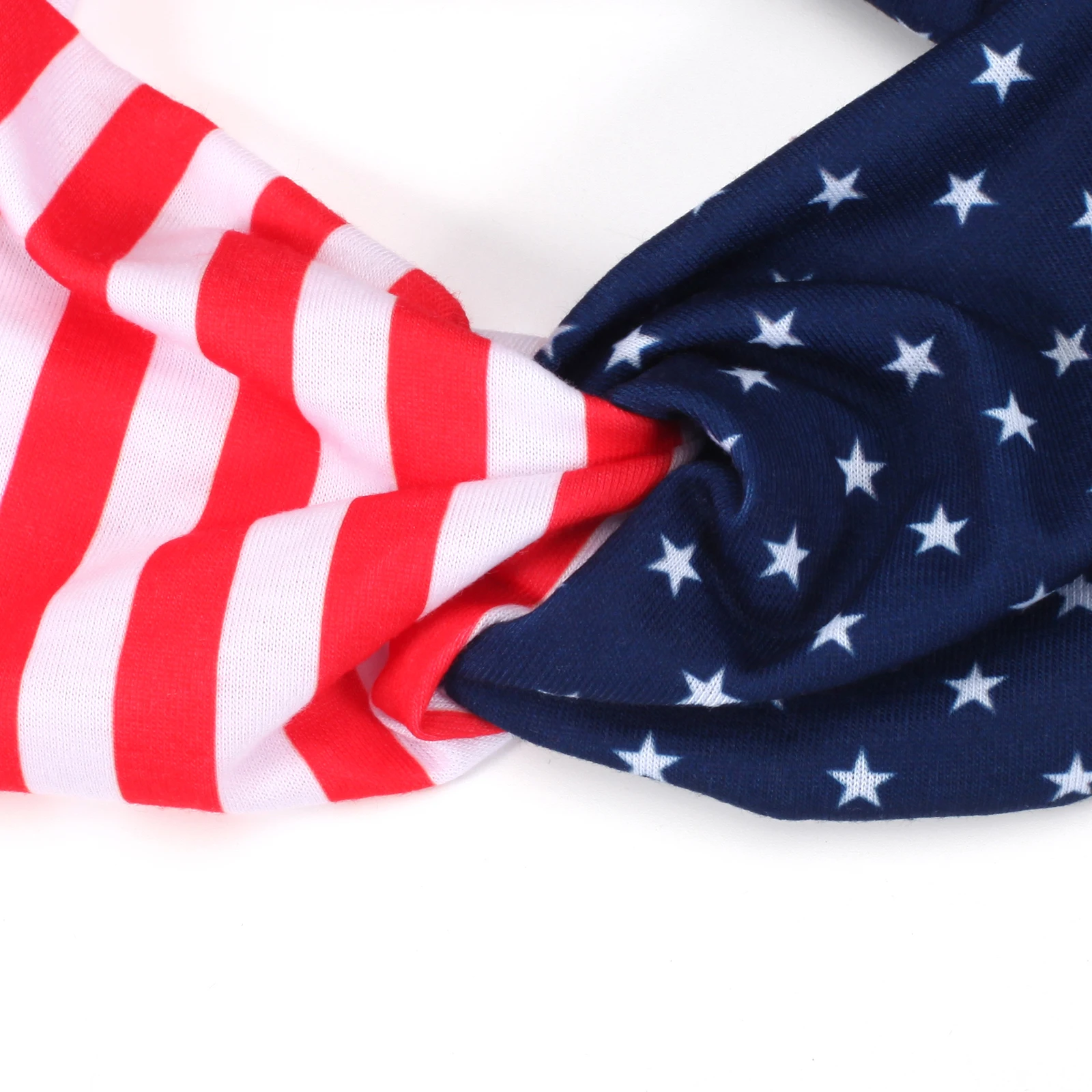 USA Flag Headbands for Women Girls Red White and Blue Patriotic American Flag Hair Accessory