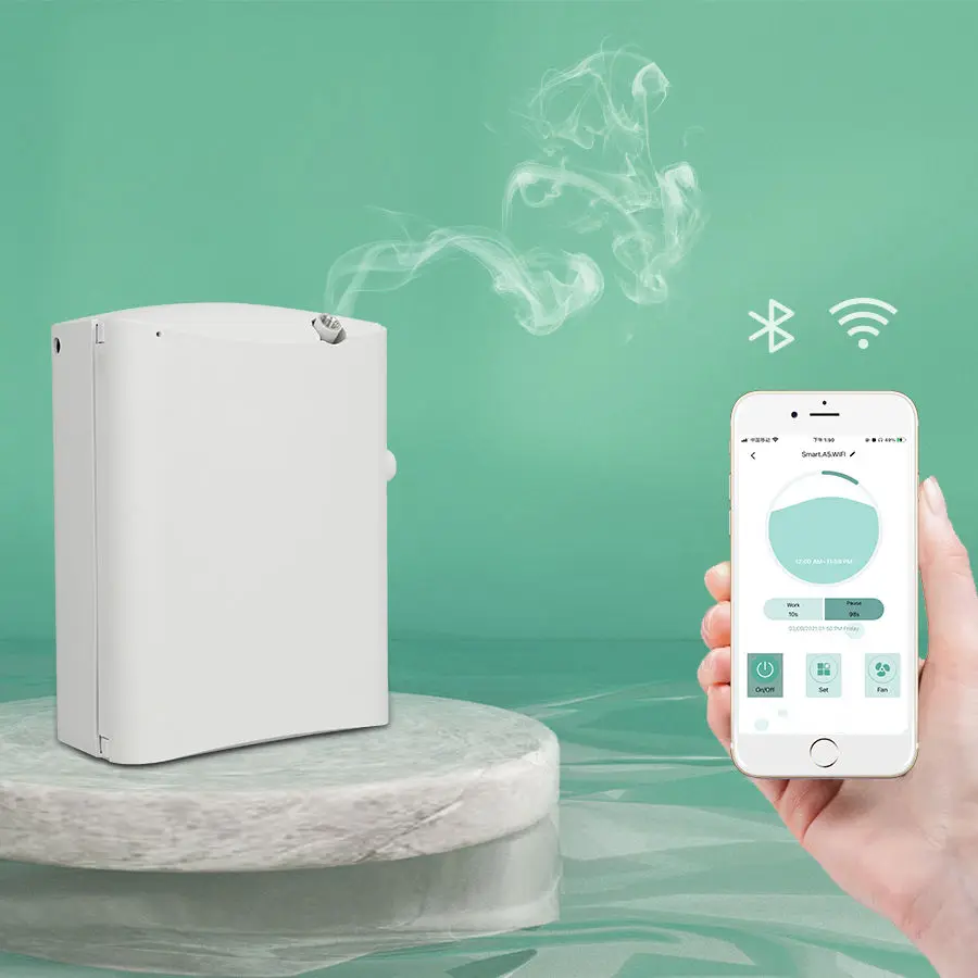 

Portable Smart Perfume Diffuser Scent Marketing Machine Wifis Aroma Diffusers With Hvac Connection