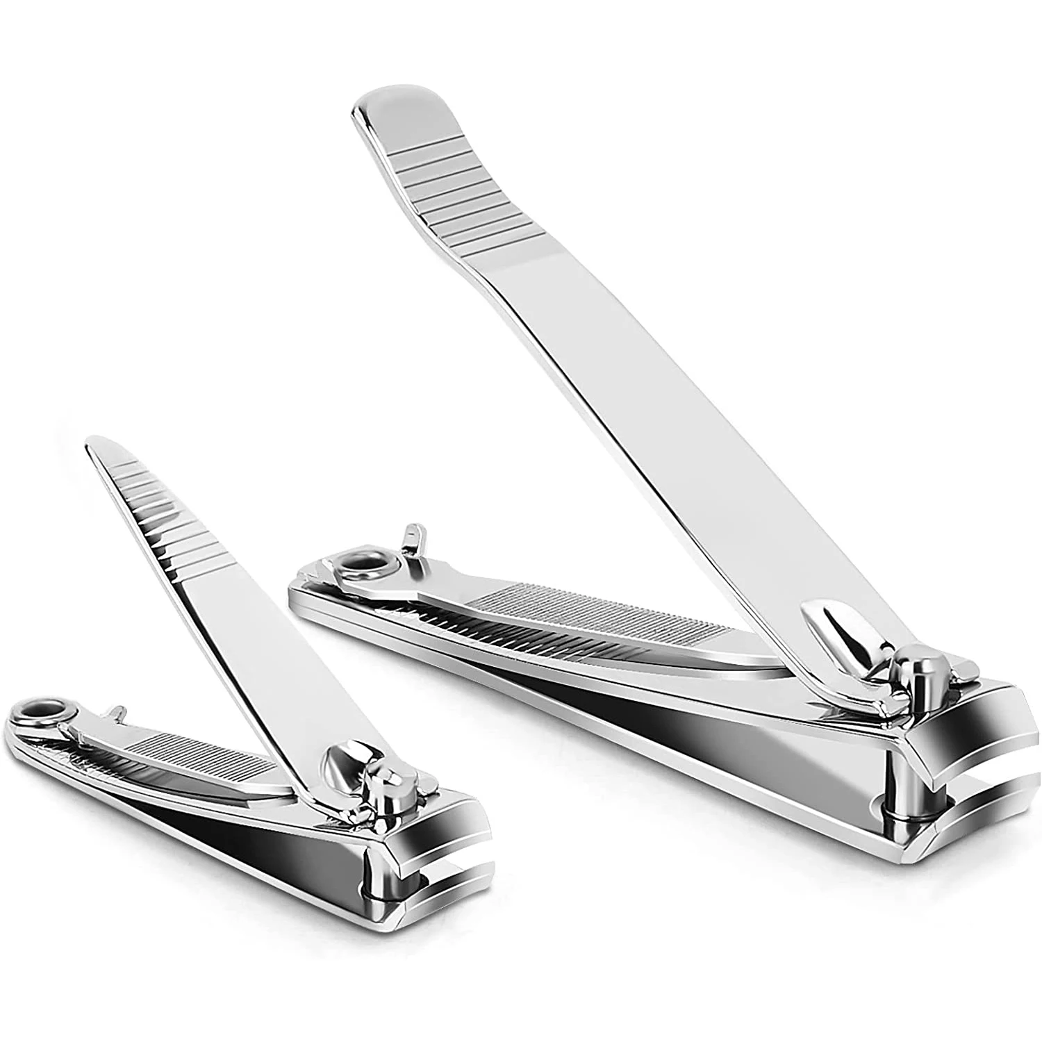 Cortador de unhas, cortadores de unhas e unhas de aço inoxidável premium, cortadores de cortador de unhas com lixa de unhas afiada.