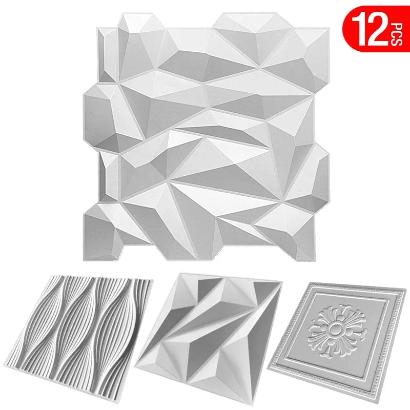 

12 шт., 50 см, ремонт стен дома, камень, 3D стеновая панель, самоклеящаяся 3D наклейка на стену, художественная плитка, обои, комната, потолок для ванной комнаты