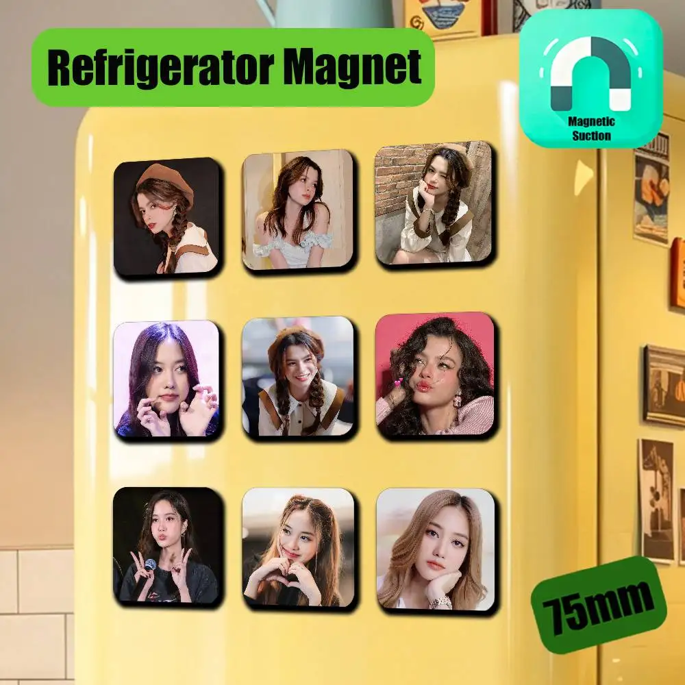 For Freen Sarocha Becky Armstrong FreenBecky Fridge Magnetic Cards Cover Metal Icebox Cabinet Custom Refrigerator Magnets