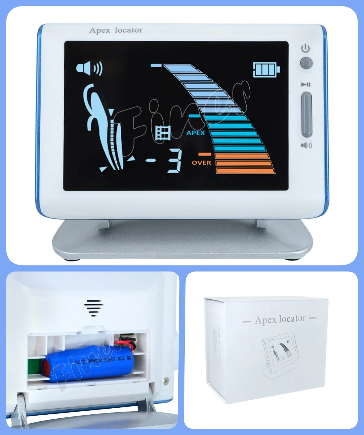 

Dental Apex Locator Endodontic Root Canal Apex Locator 4.5“ LCD Screen Foldable Endodontic Measure Dentist Instrument