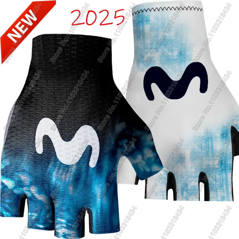 2025 Pro Team M Cycling Gloves Spain Tour Men Gel Half Finger Bike Glove Road Bicycle Jerseys MTB Guante Ciclismo Maillot