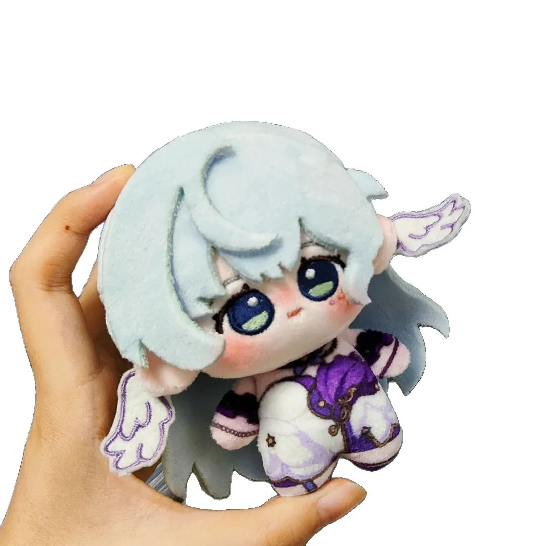 Lindo llavero de peluche Songbird 10cm cielo estrellado muñeca de algodón colgante estilo Anime mochila encanto regalo para Fans