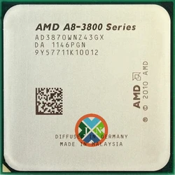 AMD A8-Series A8-3870K A8 3870 A8 3870K 3.0 GHz Quad-Core CPU Processor AD3870WNZ43GX Socket FM1