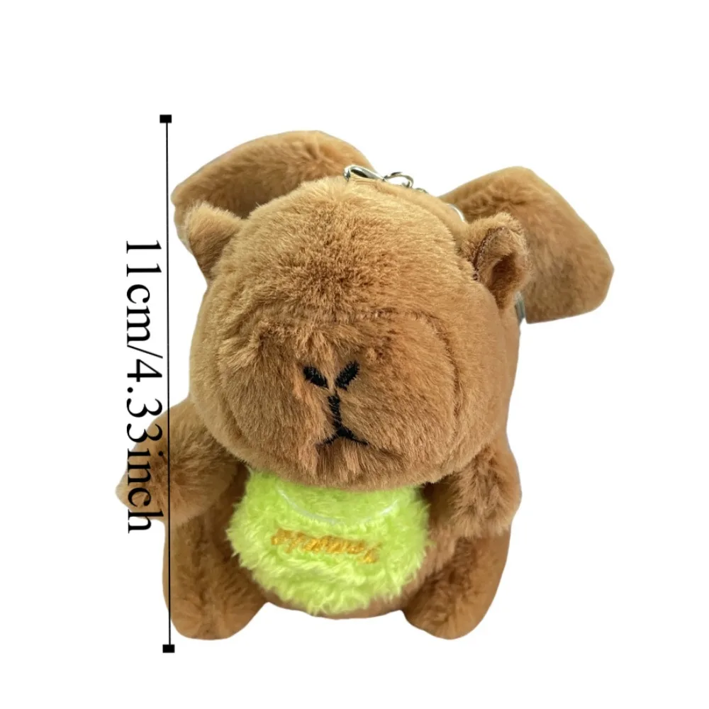 Met Vleugels Capybara Pluche Hanger Vleugels Trillen Pull Touw Capybara Pluche Sleutelhanger Cartoon Grappige Capybara Plushie Pop