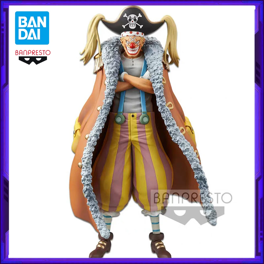 

В наличии Bandai Original Banpresto ONE PIECE STAMPEDE Багги аниме фигурка модель фигурки игрушки