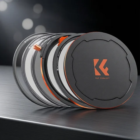 Camera Filter K&F CONCEPT 49-82mm Camera Magnetic Filter UV/CPL/ND/Black-Mist1/4/Ring/Cap Lenses Filter Set with 28 Layer Coated Nano-X Series