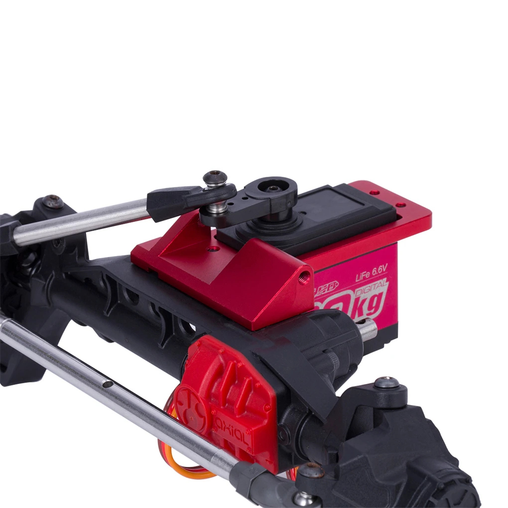 

Aluminum Alloy 1/10 Servo RC Upgrade Part Digital Rc Servo For LCG SCX10 RC Car Part RC Car Accessories Silver