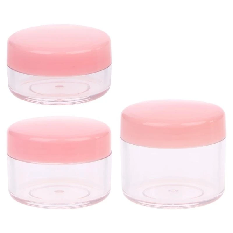 97QC mini muestra botella cosmética jarro maquillaje macizo crema para contenedor bálsamo labial